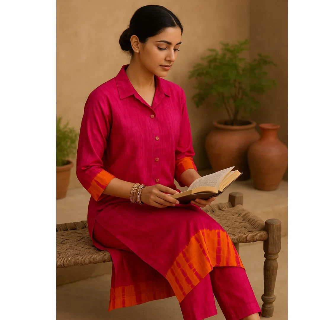 Soft Cotton Co-Ord Set – Premium Two-Piece Loungewear