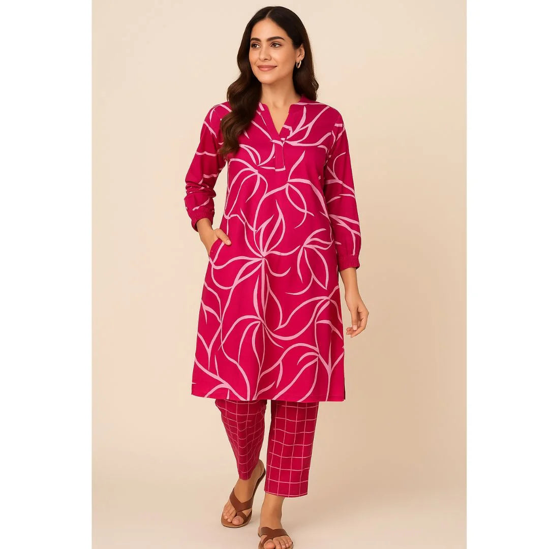 Summer Cotton Comfort kurti set